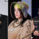 J-Hope from BTS (JUNG YEON-JE/AFP via Getty Images), Billie Eilish (Gareth Cattermole/Getty Images), James Hetfield from Metallica (GEORG HOCHMUTH/AFP via Getty Images)